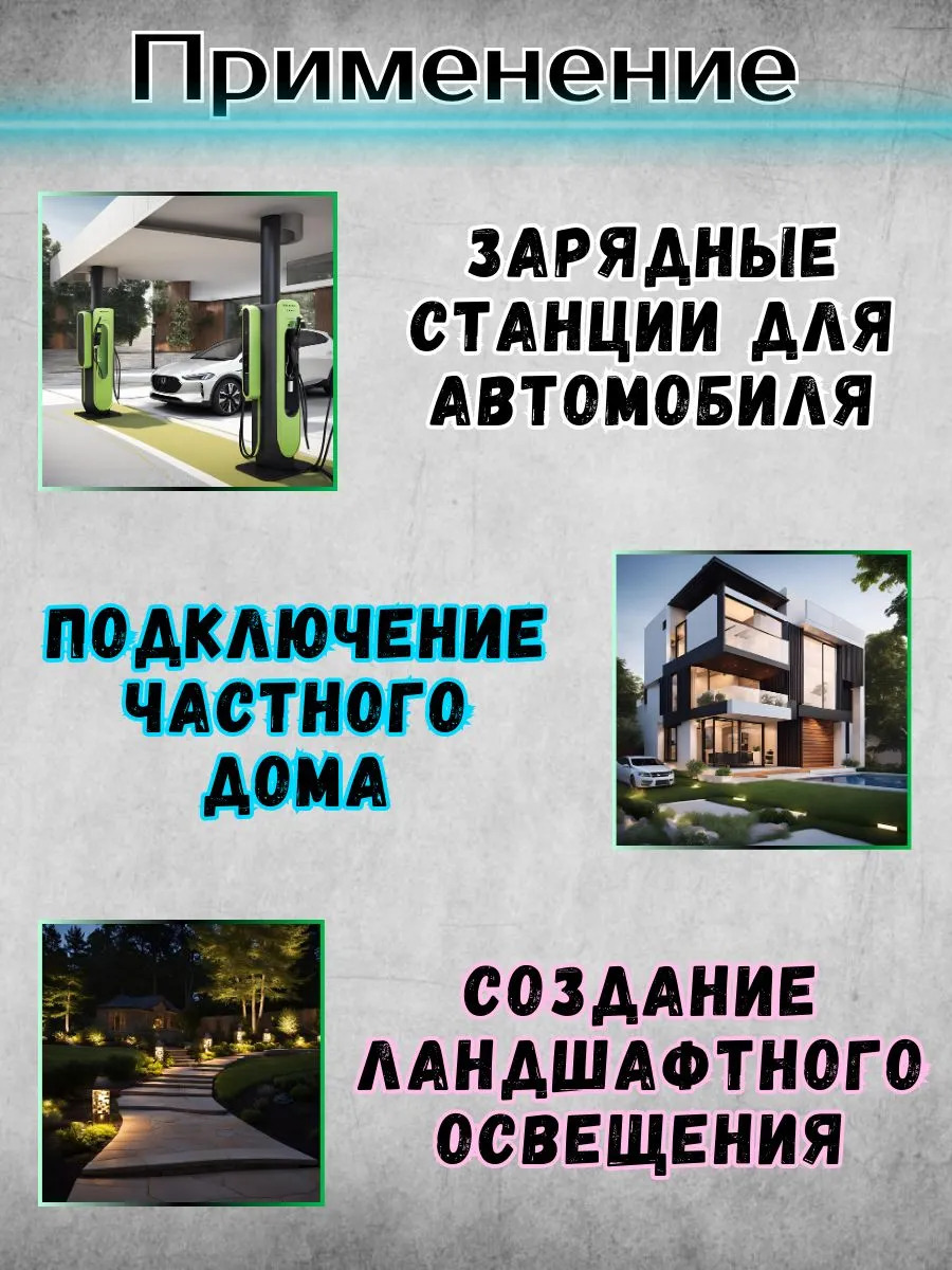 Конкорд Силовой кабель ВБШвнг(А)-LS 3 x 1.5 мм², 25м (4)
